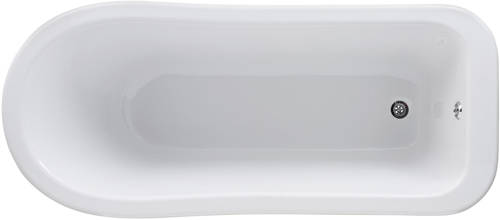 Additional image for Brockley Slipper Bath & Pride Feet 1700x730mm.
