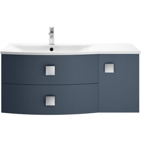 Additional image for Wall Hung 1000mm Cabinet & Basin LH (Mineral Blue).