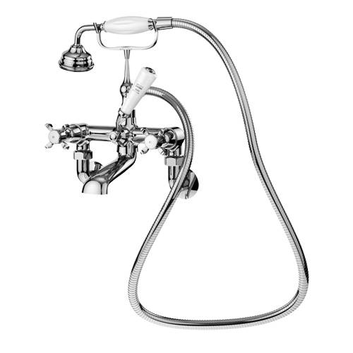 Additional image for Wall Mounted Bath Shower Mixer Tap (Chrome).