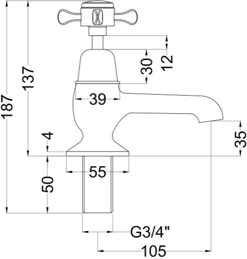 Additional image for Basin & Bath Tap Pack (Pairs, Chrome).