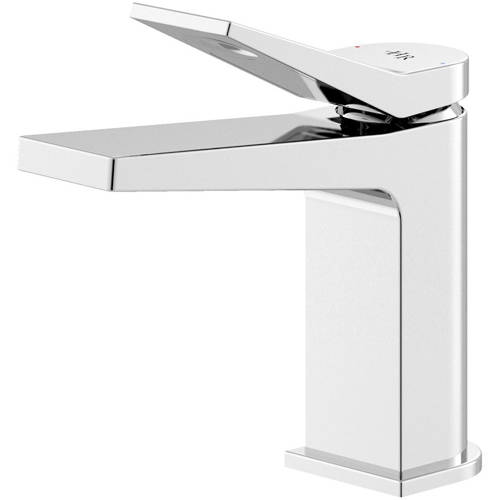 Additional image for Basin Mixer Tap With Lever Handle (Chrome).