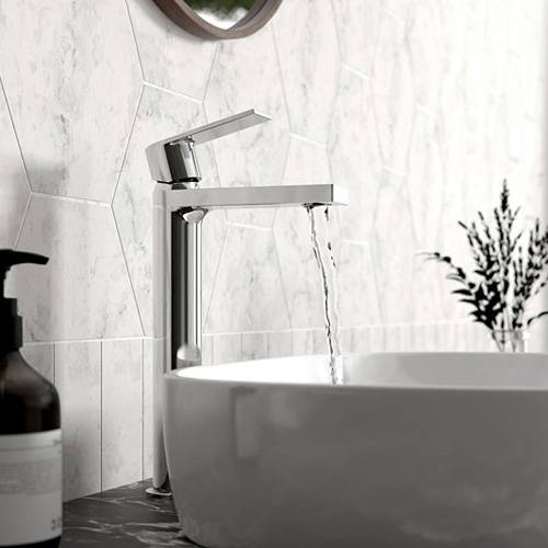 Additional image for Tall Basin & Bath Filler Tap Pack (Chrome).