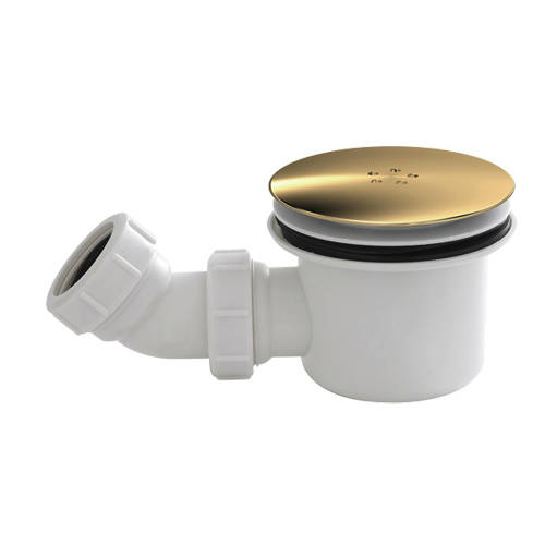 Additional image for Fast Flow Shower Waste (Brass).