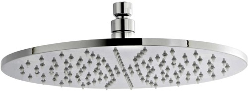 Additional image for LED Round Shower Head (300mm, Chrome).