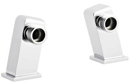 Additional image for Angled Square Minimalist Inlet Legs (Chrome).