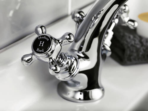 Additional image for Mono Basin & BSM Tap Pack With X-Heads (Black & Chrome).