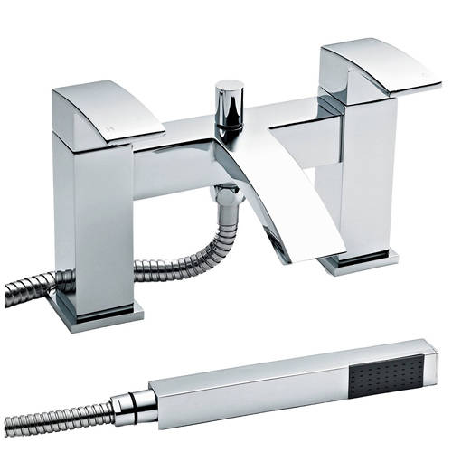 Additional image for Bath Shower Mixer Tap With Kit (Chrome).