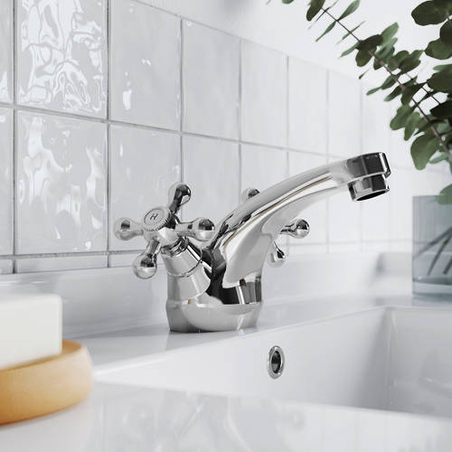 Additional image for Mono Basin Mixer & Bath Filler Taps Pack (Chrome).