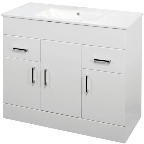 Additional image for 1000mm Vanity Unit Suite With BTW Unit, Pan & Seat.