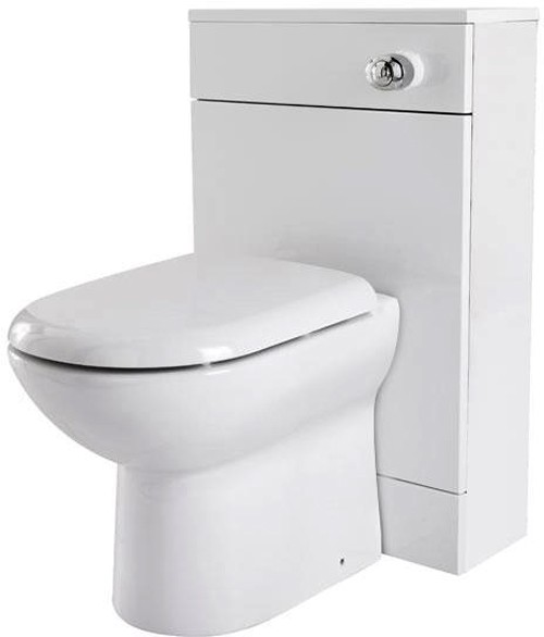 Additional image for Back To Wall WC Unit (White). 500x800mm.