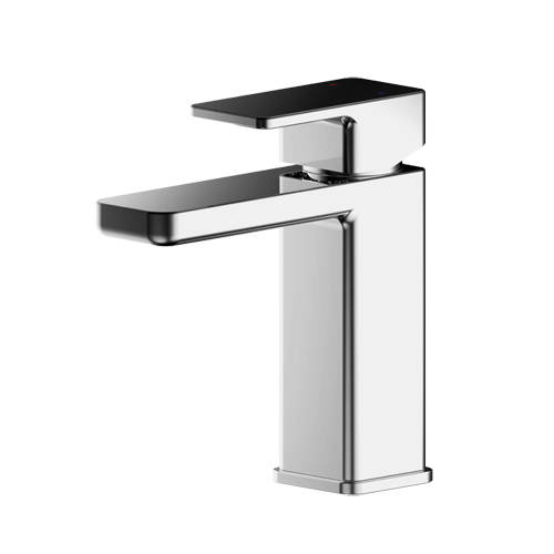 Additional image for Mini Basin Mixer Tap With Push Button Waste (Chrome).