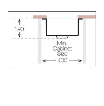 Additional image for Kitchen Sink (380/440mm, Stainless Steel).