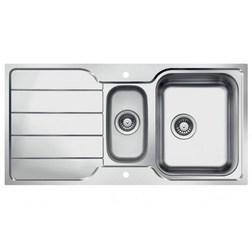 Additional image for Flush Mount Kitchen Sink (1000/500mm, S Steel, RH).