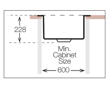 Additional image for Inset Kitchen Sink (600/500mm, S Steel).