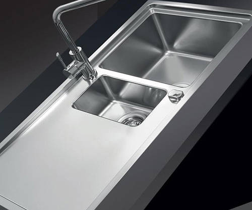 Additional image for Flush Mount Kitchen Sink (1000/500mm, S Steel, RH).