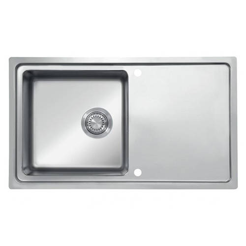 Additional image for Flush Mount Kitchen Sink (860/500mm, S Steel, LH).