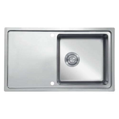 Additional image for Flush Mount Kitchen Sink (860/500mm, S Steel, RH).
