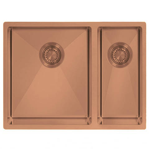 Additional image for Undermount Kitchen Sink (565/435mm, Rose Gold).