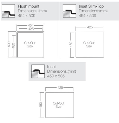 Additional image for Flush Mount Kitchen Sink (450/505mm, Rose Gold).