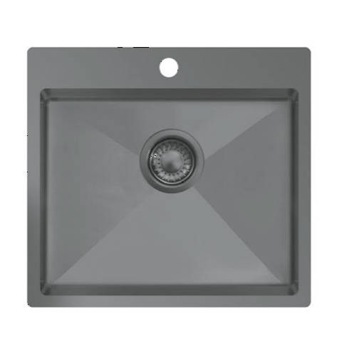 Additional image for Flush Mount Kitchen Sink (550/505mm, Titanium).