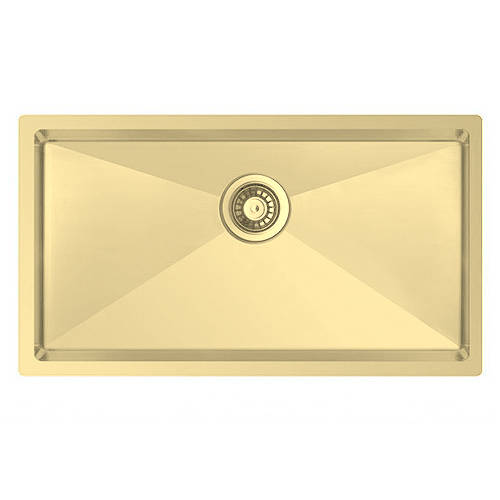 Additional image for Inset Slim Top Kitchen Sink (785/440mm, Gold).