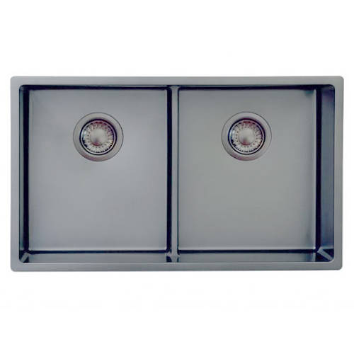 Additional image for Flush Mount Kitchen Sink (740/440mm, Titanium).