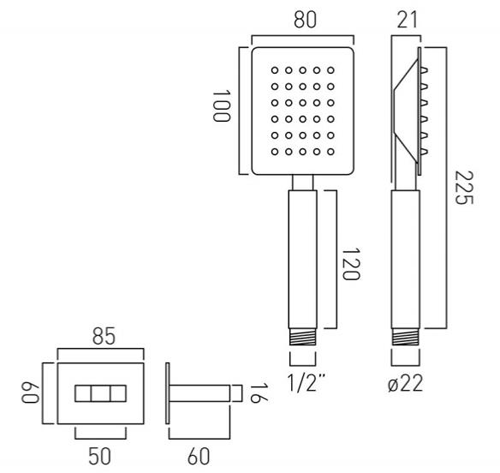 Additional image for Aquablade Single Function Kit With Hose & Bracket.