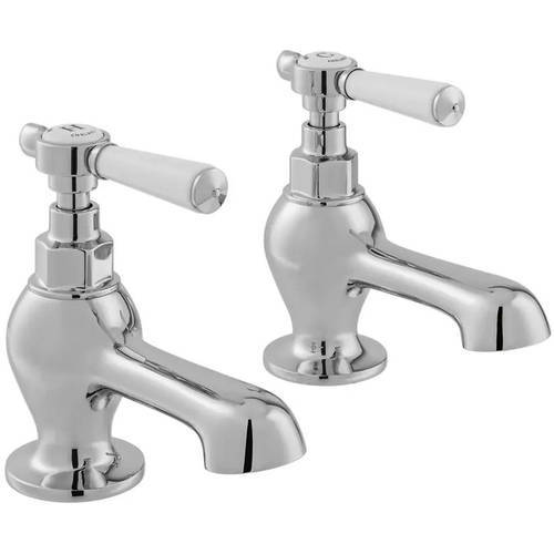 Additional image for Basin & Bath Tap Pack With Lever Handles (Chrome).