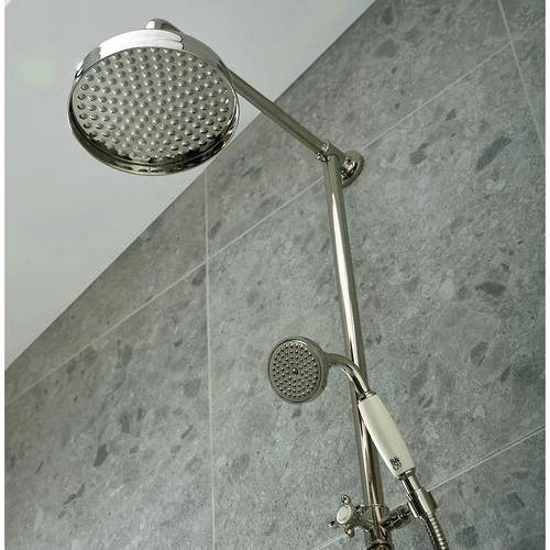 Additional image for Thermostatic Shower Column With 3 Outlets (Bright Nickel).