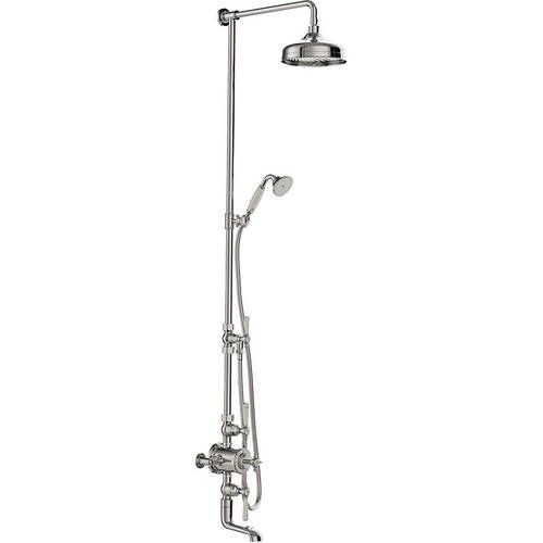 Additional image for Thermostatic Shower Column With 3 Outlets (Chrome).