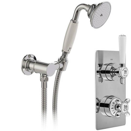 Additional image for Thermostatic Shower Valve With Mini Shower Kit (Chrome).