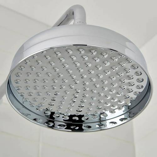 Additional image for Thermostatic Shower Valve With Mini Kit & Fixed Head (Chrome).