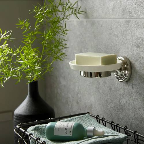 Additional image for Traditional Soap Dish & Holder (Bright Nickel).