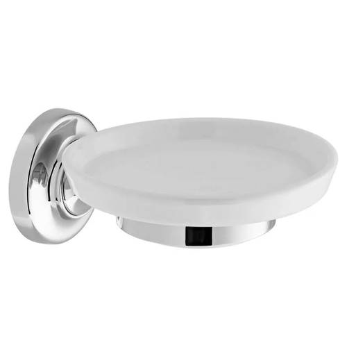 Additional image for Traditional Soap Dish & Holder (Chrome).