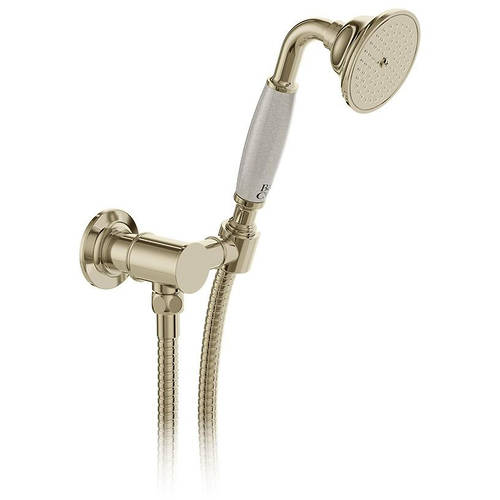 Additional image for Mini Shower Kit With Wall Outlet (Bright Nickel).