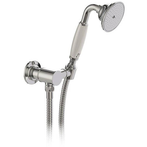 Additional image for Mini Shower Kit With Wall Outlet (Chrome).