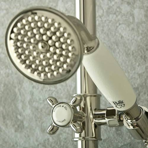 Additional image for Slide rail shower kit (Bright Nickel).