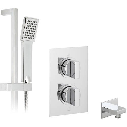 Additional image for Thermostatic Shower Set With 1 Outlet (Chrome).