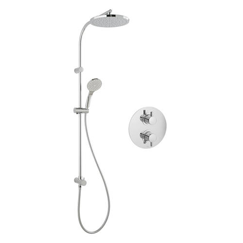 Additional image for Thermostatic Shower Set With Rigid Riser Kit.