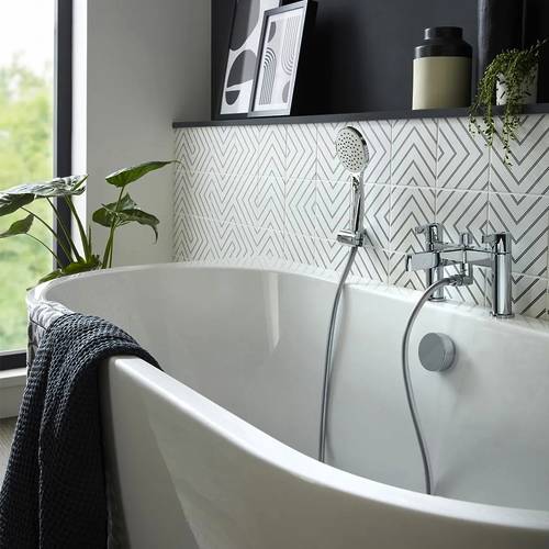 Additional image for Bath Shower Mixer Tap (Chrome).