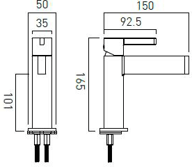 Additional image for Mono Basin Mixer Tap (Chrome).