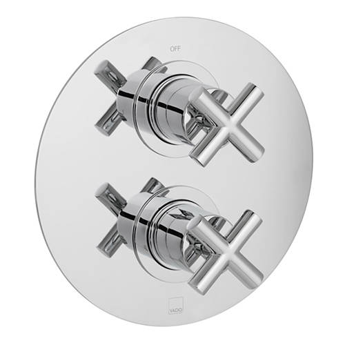 Additional image for Thermostatic Shower Valve With 1 Outlet (Chrome).