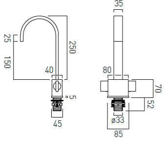 Additional image for 5 Hole Bath Shower Mixer & Basin Mixer Tap Pack (Chrome).