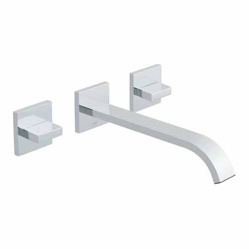 Additional image for Wall Mounted Basin Mixer Tap With 220mm Spout (Chrome).