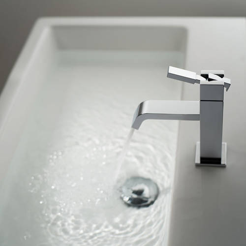 Additional image for Slimline Basin Mixer Tap (Chrome).