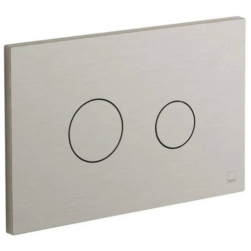 Additional image for Flush Plate With Round Buttons (Brushed Nickel).