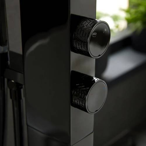 Additional image for Freestanding Bath Shower Mixer Tap With Kit (Polished Black).