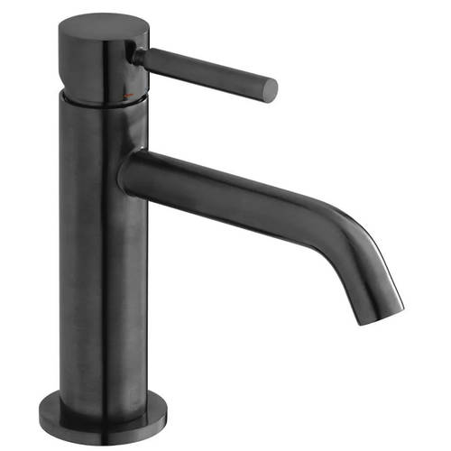 Additional image for Slimline Mono Basin Mixer Tap (Brushed Black).