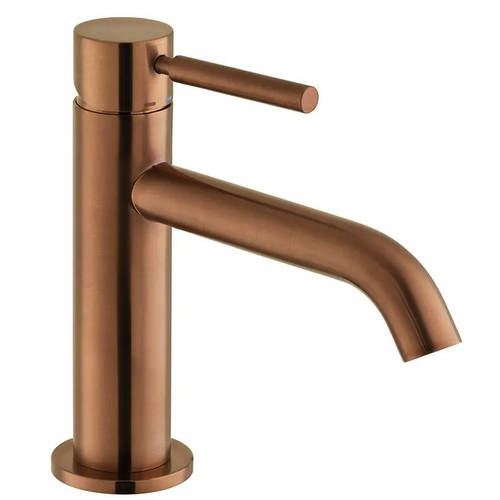 Additional image for Slimline Mono Basin Mixer Tap (Brushed Bronze).