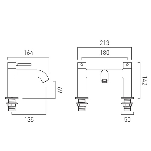 Additional image for Bath Filler Tap (Brushed Bronze).